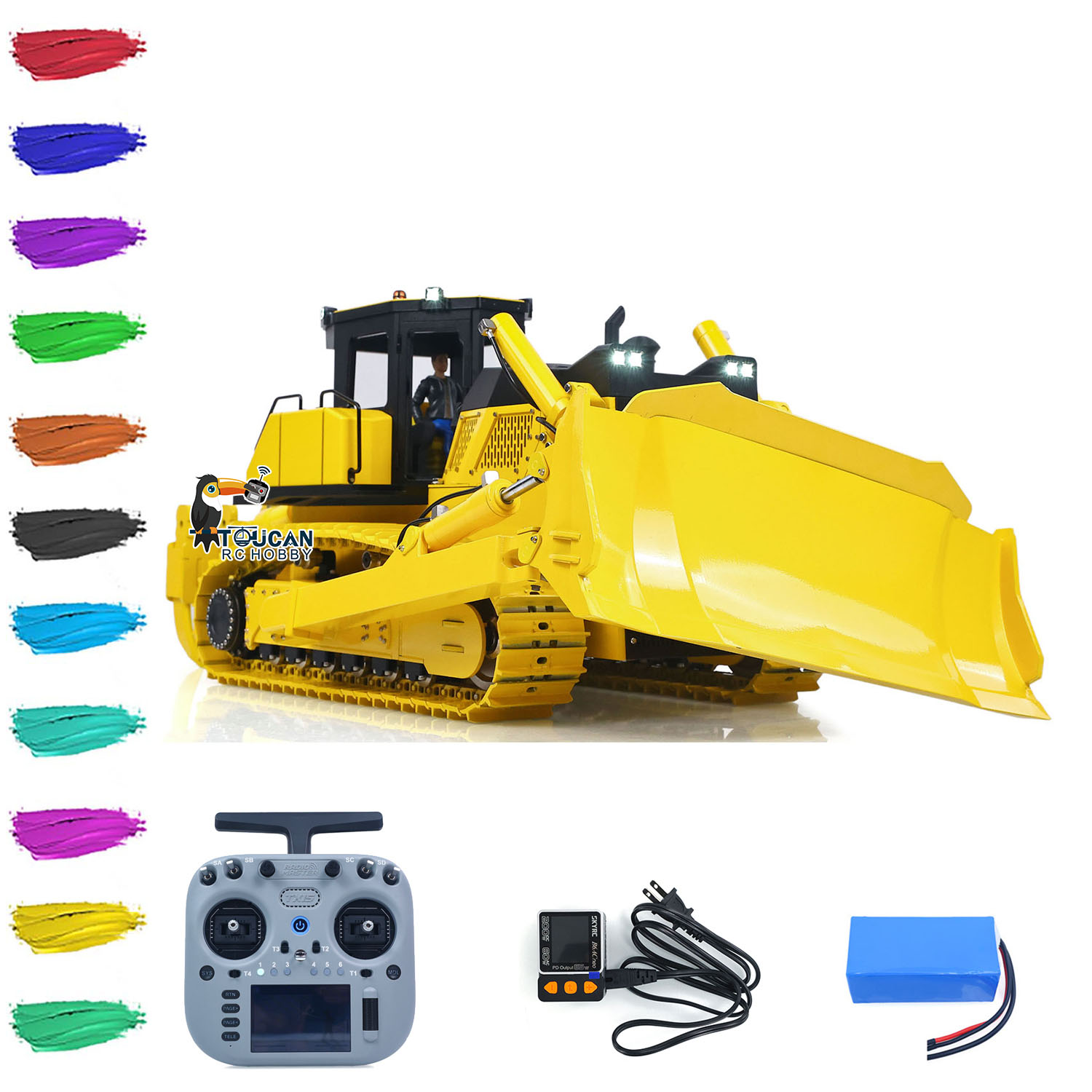 Novo Bulldozer RC D155 TOUCAAN - Rc Hobby Canada avaliação e preço