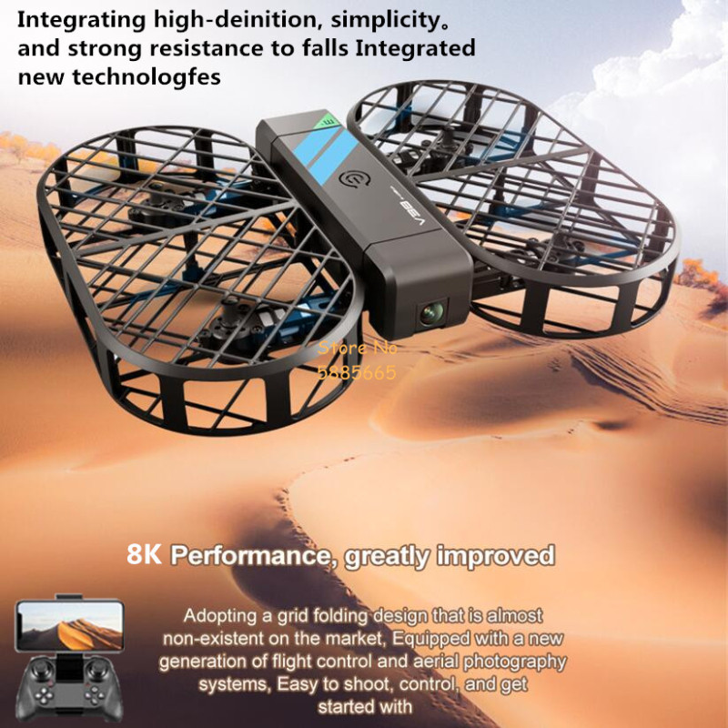 Câmera HD 8K 360 °   Proteção  - Top Rc Hobby Mini Xcub avaliação e preço