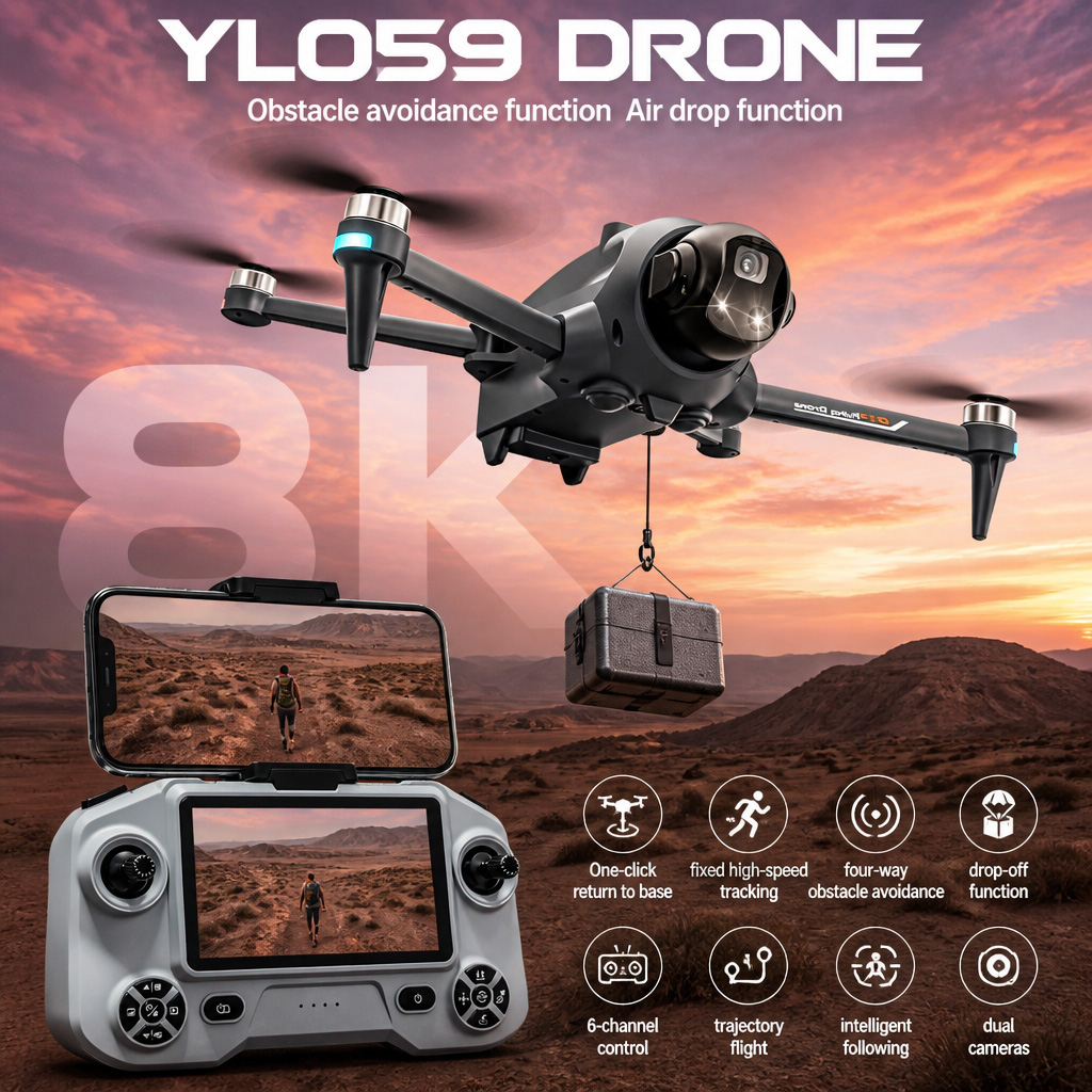 NOVO Drone YL059 com GPS, Reto - Top Rc Hobby Mini Xcub avaliação e preço