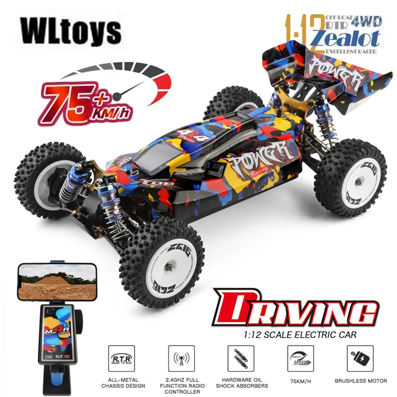 WLtoys 124017 124007   75 km/h - Rc Hobby Grade Drift Car avaliação e preço