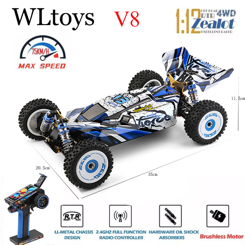 WLtoys 124017 124007   75 km/h - Rc Hobby Grade Drift Car avaliação e preço