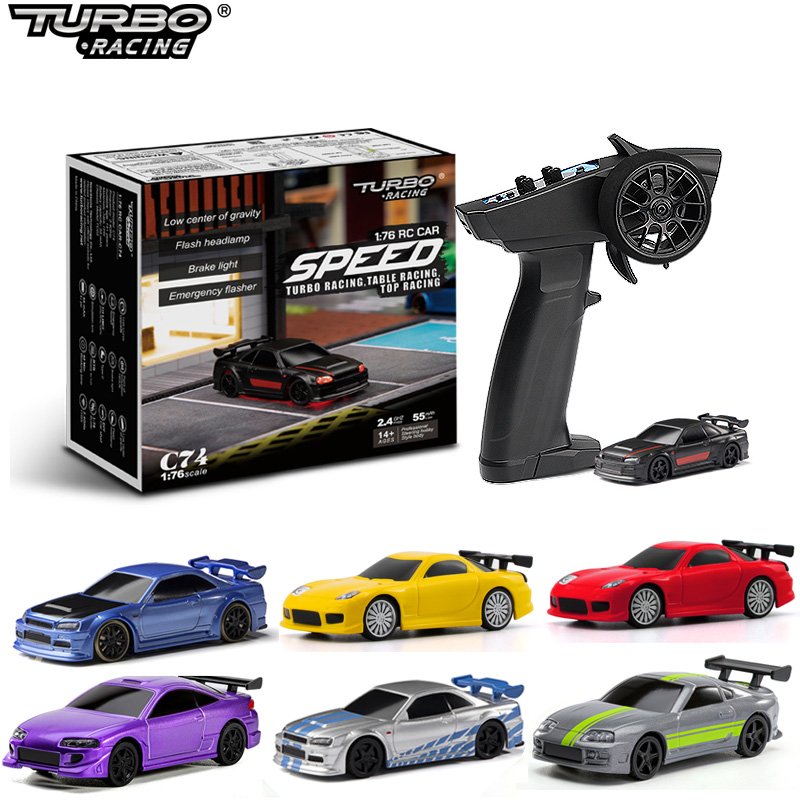 Turbo Racing 1:76 C64 C73 C72  - Rc Hobby Grade Drift Car avaliação e preço